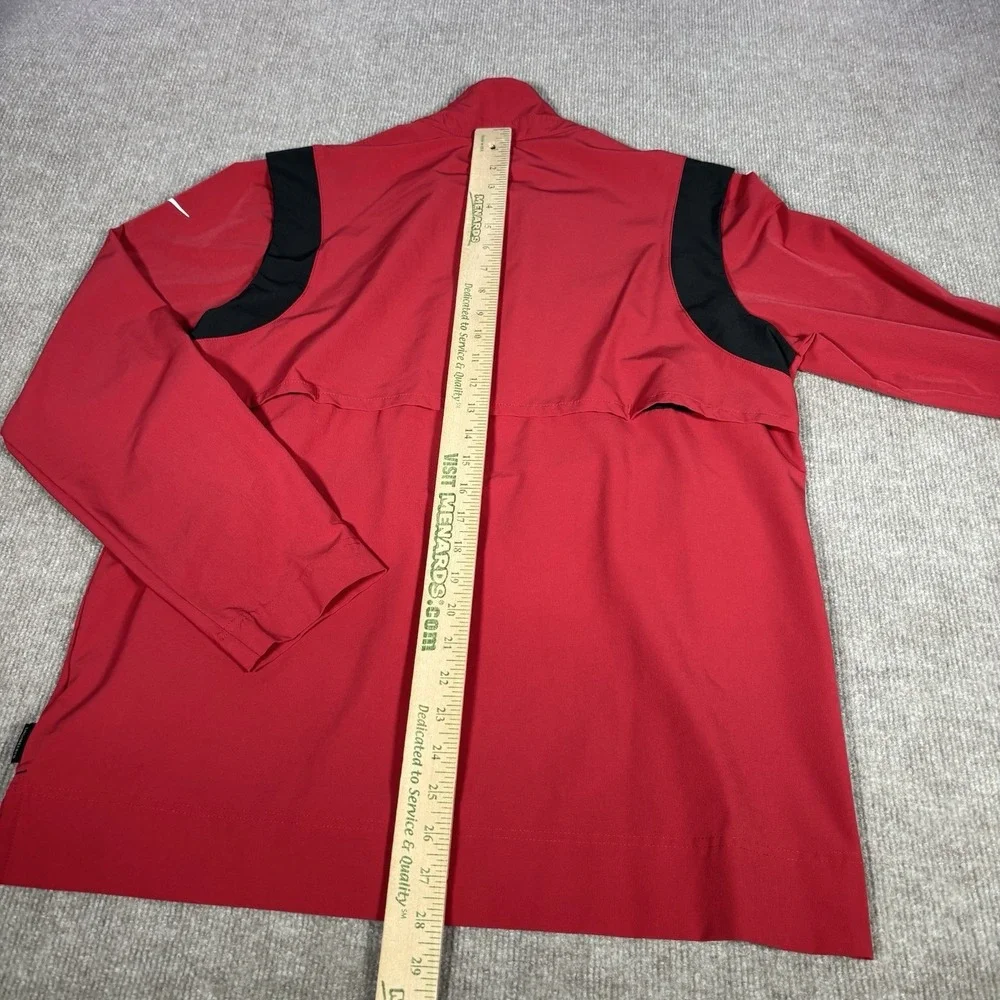 Nike Arizona Cardinals 1/4 Zip Pullover Mens M Red Logo Performance NFL On Field
